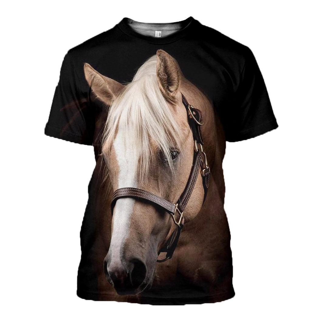 Horse 3D Printed Hoodie T shirt 2018 DT05081999