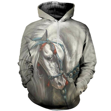 3D Printed Horse Hoodie T-shirt DT040512