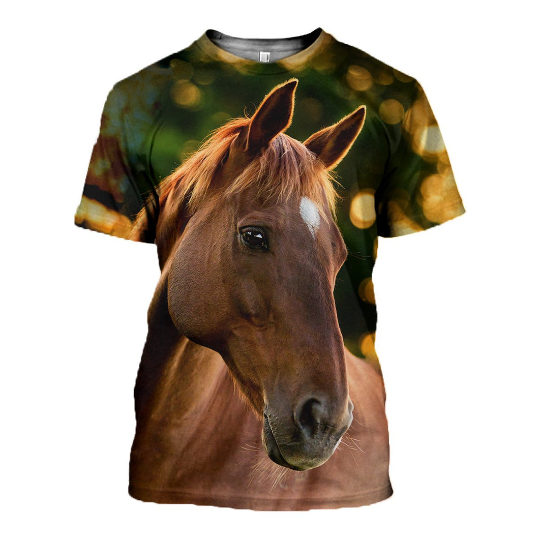 Horse 3D Printed Hoodie T-shirt DT20051902