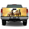 Horses Running At Sunset Tailgate Wrap Sticker Tailgate Wrap Decals For Trucks