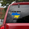 I Stand With Ukraine - Essential T-Shirt Car Vinyl Decal Sticker