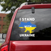 I Stand With Ukraine Design Peace Love Ukraine _789 Car Vinyl Decal Sticker