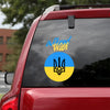 I Stand With Ukraine Essential Car Vinyl Decal Sticker