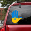 I Stand With Ukraine Flag Emblem Map Patrioti Love Ukraine Essential Car Vinyl Decal Sticker