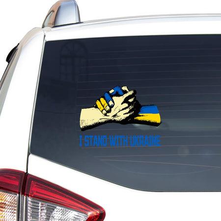 I Stand With Ukraine For Ukraine  Lover Car Vinyl Decal Sticker