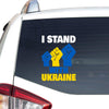 I Stand With Ukraine Hands Support Peace Love Ukraine Car Vinyl Decal Sticker