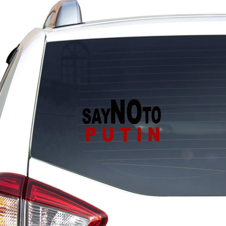 I Stand With Ukraine Say No To Putin Essential T-Shirt Car Vinyl Decal Sticker