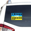 I Stand With Ukraine Solidarity No War Peace Love Ukraine Car Vinyl Decal Sticker