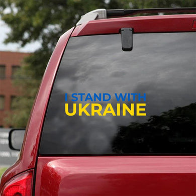I Stand With Ukraine Support Ukraine Hope No War Make Love Not War Stop War In Ukraine Save Li Car Vinyl Decal Sticker
