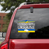 I Stand With Ukraine Support Ukraine Peace Love Ukraine _625 Car Vinyl Decal Sticker