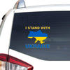 I Stand With Ukraine Support Ukraine Peace Love Ukraine Car Vinyl Decal Sticker