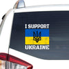 I Support Ukraine - Ukraine Free Peace Love Ukraine Car Vinyl Decal Sticker