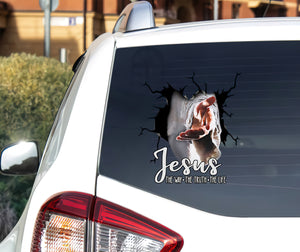 Jesus Car Decals Jesus Sticker Gift For Window Sticker Christianity Vinyls Decals