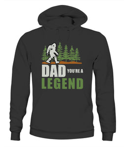 Dad You're A Legend Bigfoot T Shirt K1359