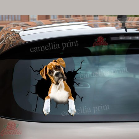 Boxer Crack Sticker For Car Window Corny Jokes Custom Logo Stickers Anniversary Ideas