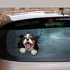 Cavalier King Charles Spaniel Crack Sticker Decals Funny Gifs Vinyl Decals For Cars Gifts For Gamers