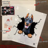Doberman Crack Decal For Back Car Window Cuteness Overloaded Anime Car Decals Mother Of The Bride Gifts