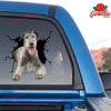 Wolfhound Crack Decal Items Funny Wall Decor Vehicle Decals Gifts For Dogs