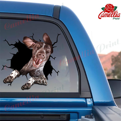 German Shorthaired Pointer Mom Car Decal Likeable Window Decals For Business Stuffer Ideas