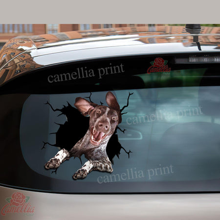 German Shorthaired Pointer Mom Car Decal Likeable Window Decals For Business Stuffer Ideas