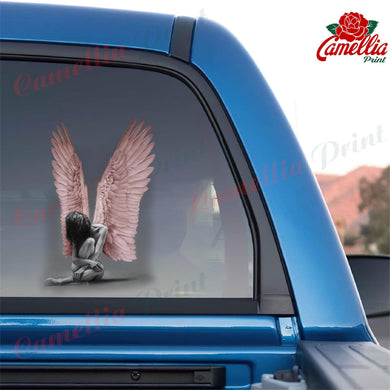 Angel America Decal For Wall Cute A Name Tag Stickers Valentines Day Gifts For Her