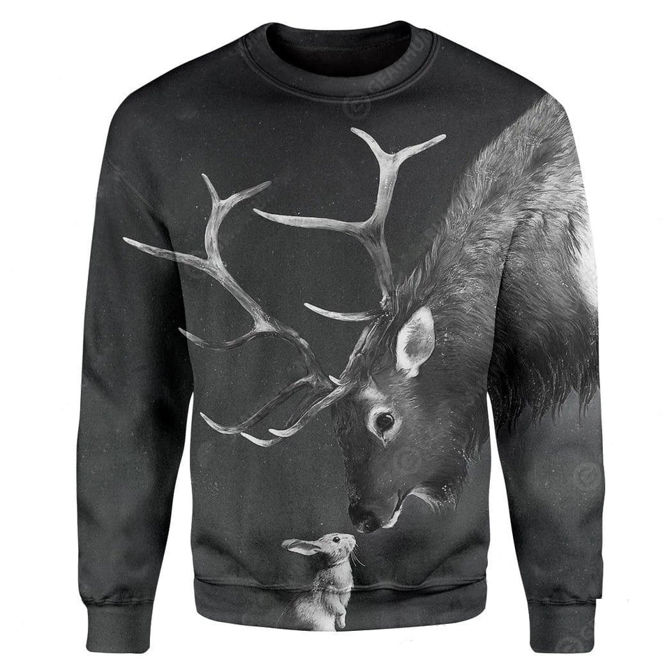 Friend's Deer Printed 3D All Over DC044