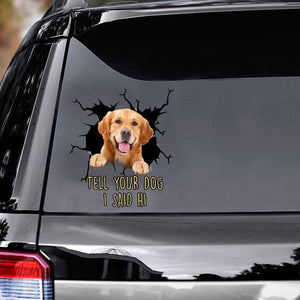 Funny Labrador Car Decals Dogs Sticker Gift For Window Sticker Pet Vinyls Decals