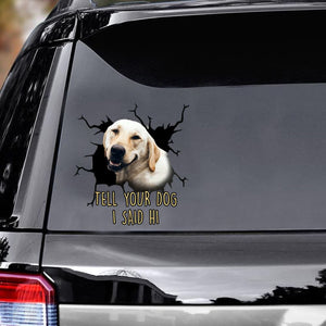 Funny Labrador Car Decals Dogs Sticker Gift For Window Sticker Pet Vinyls Decals