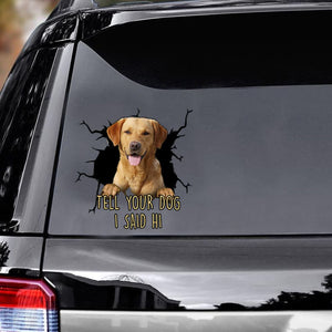 Funny Labrador Car Decals Dogs Sticker Gift For Window Sticker Pet Vinyls Decals