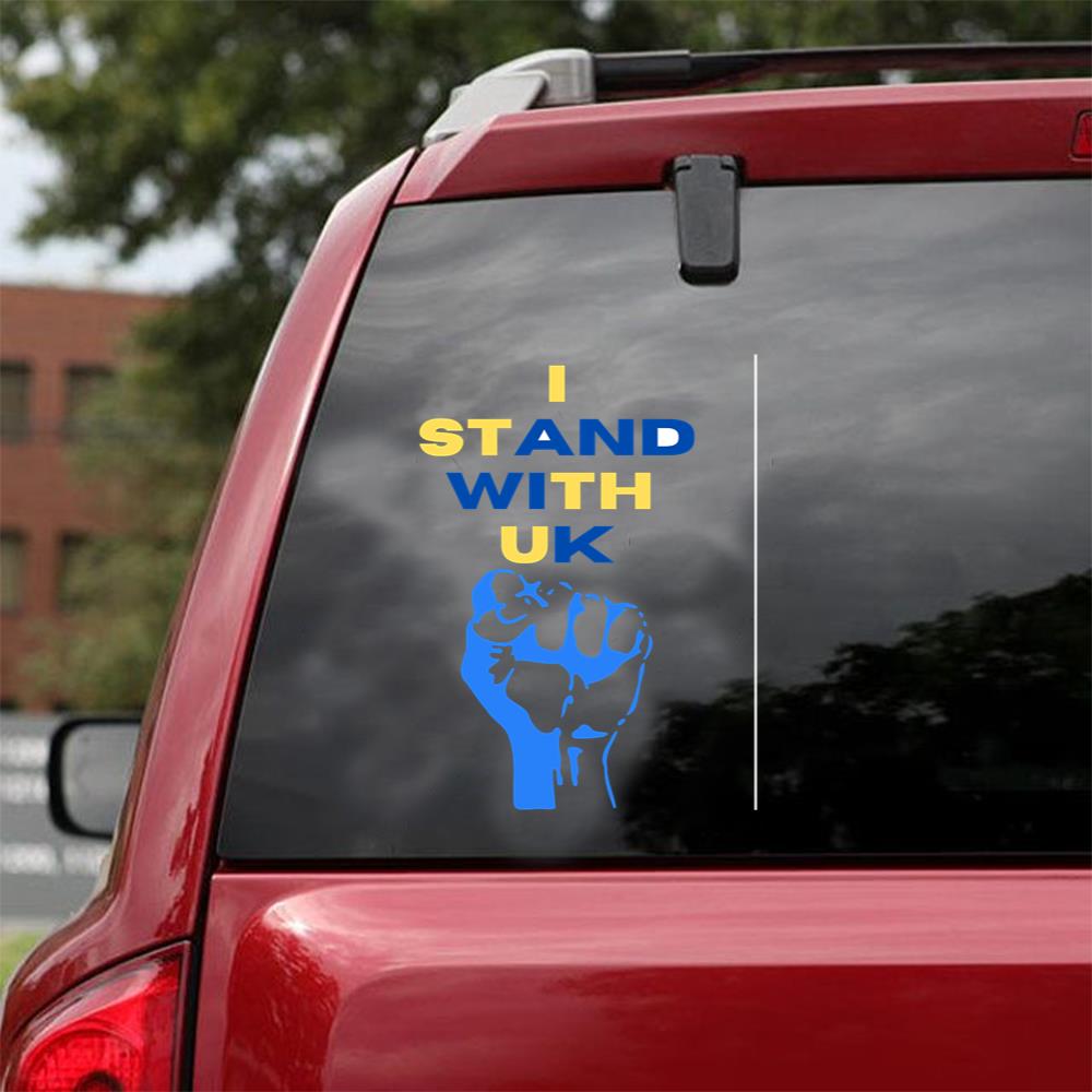 Love Shirt I Stend With Uk Essential Car Vinyl Decal Sticker