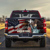 Forever The Title Veteran Truck Tailgate Decal Sticker Wrap - Camellia Print