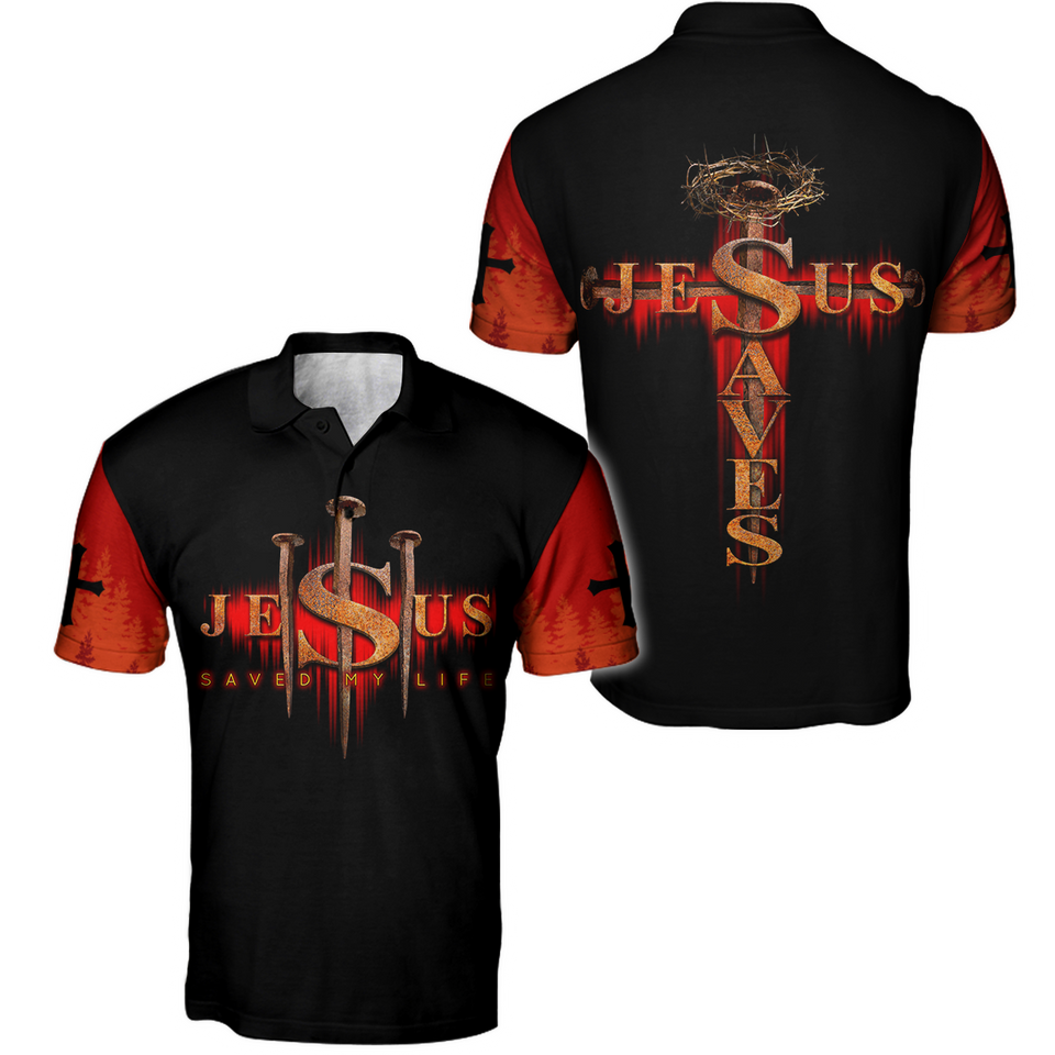 Jesus Saved My Life 3D All Over Printed Shirts For Men and Women Pi0401005