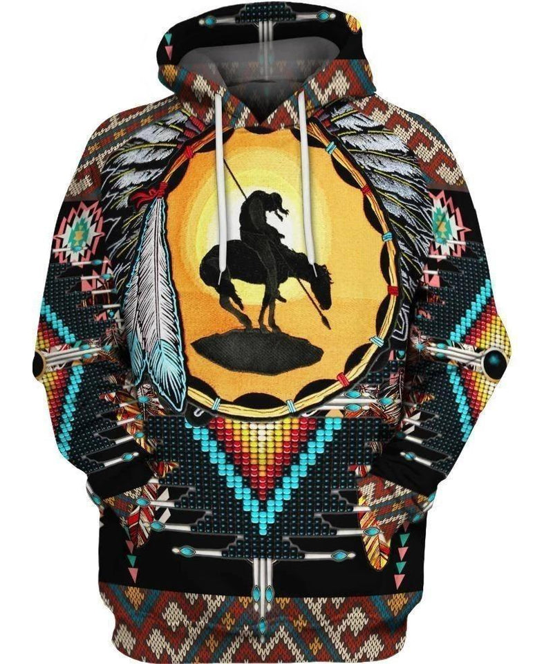 3D All Over Print Horse Hoodie NM120803