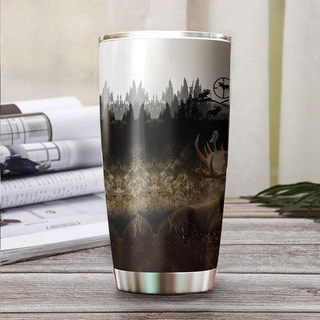 Camo Moose Hunting Tumbler 20 Oz NMT020314