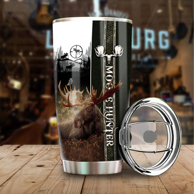 Camo Moose Hunting Tumbler 20 Oz NMT020314