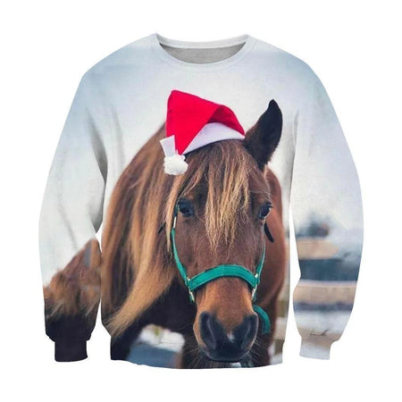 3D All Over Print Christmas Horse