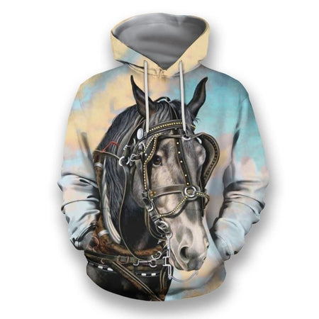 3D All Over Print Black Horse NNK