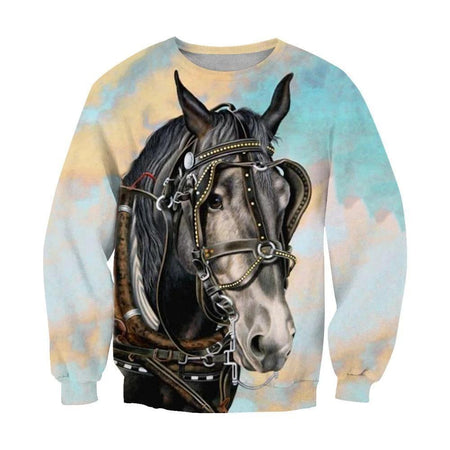 3D All Over Print Black Horse