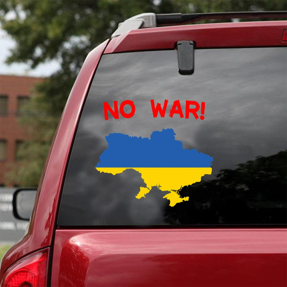 No To War Sticker Car Vinyl Decal Sticker