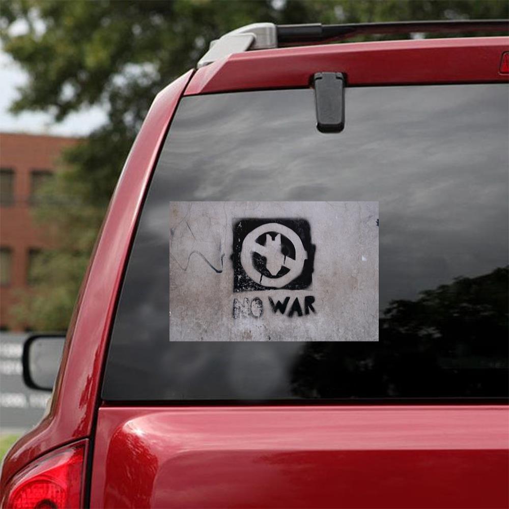 No War Sticker Car Vinyl Decal Sticker