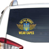 Not All Heroes Wear Caps I Stand With Ukraine Ukraine Peace Sticker Car Vinyl Decal Sticker