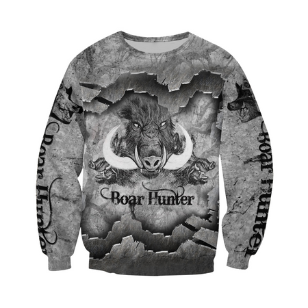 PL432 BOAR HUNTER 3D ALL OVER PRINTED SHIRTS FOR MEN AND WOMEN