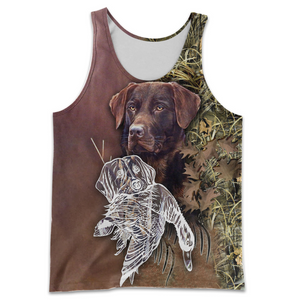 PL435 DOG HUNTER 3D ALL OVER PRINTED SHIRTS