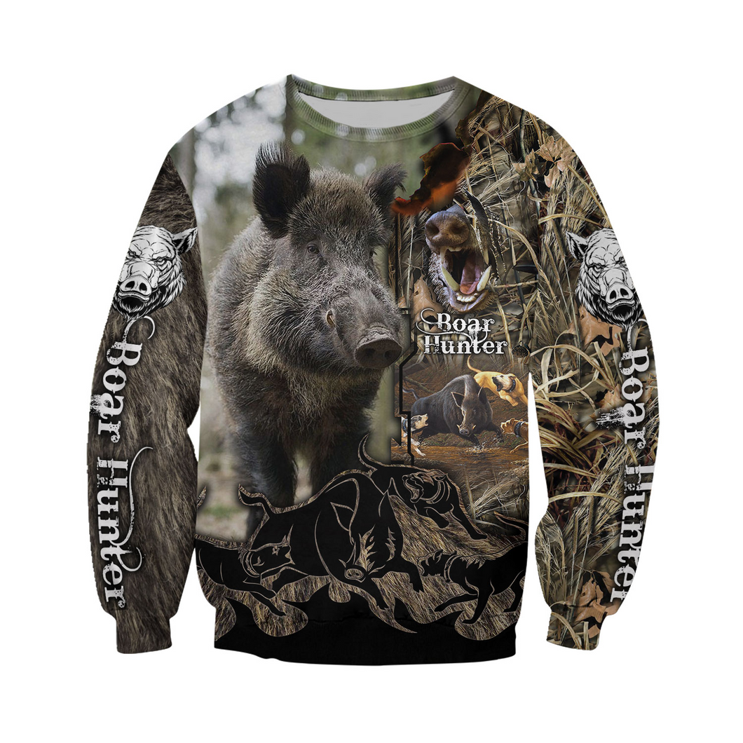 PL436 WILD BOAR 3D ALL OVER PRINTED SHIRTS
