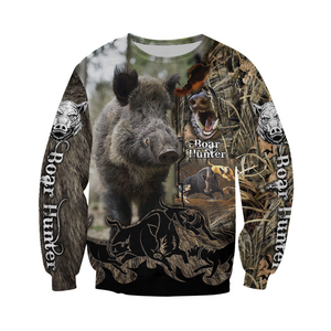 PL436 WILD BOAR 3D ALL OVER PRINTED SHIRTS