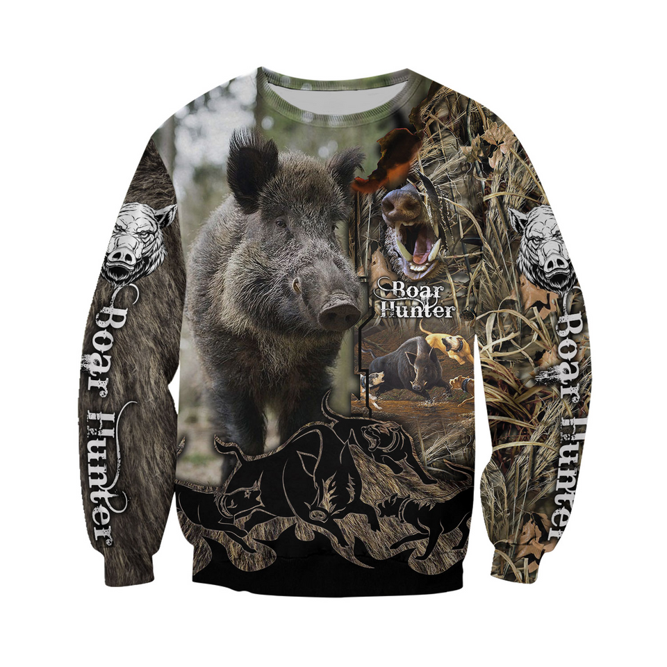 PL436 WILD BOAR 3D ALL OVER PRINTED SHIRTS