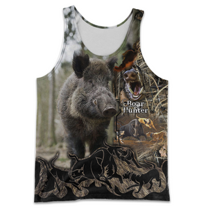 PL436 WILD BOAR 3D ALL OVER PRINTED SHIRTS