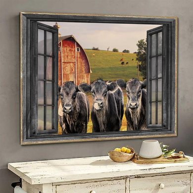 [ha27011-snf-ptd]-cow-poster-cattle-lover