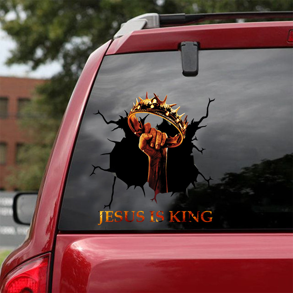 [sk0287-snf-ptd]-js-is-king-car-sticker-lover