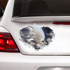 [sk0214-snf-ptd] JS Sky Car Sticker Lover - Camellia Print